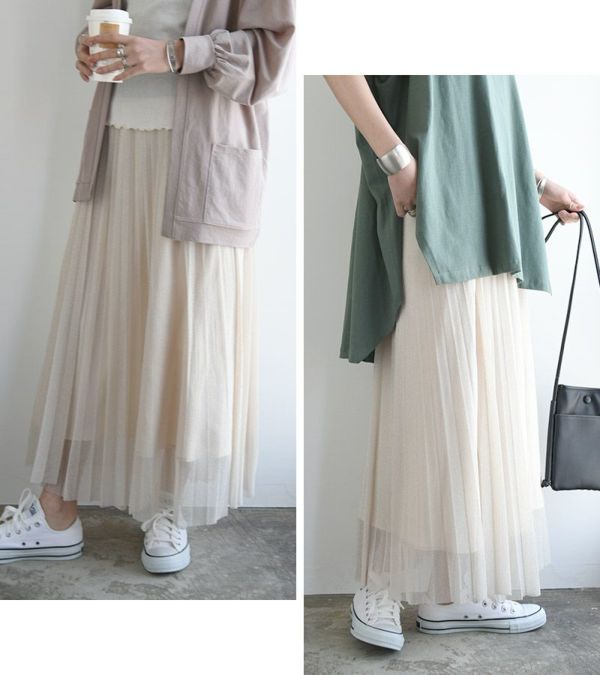 ラメプリーツスカート M 【メール便対応可】 | and it_ official