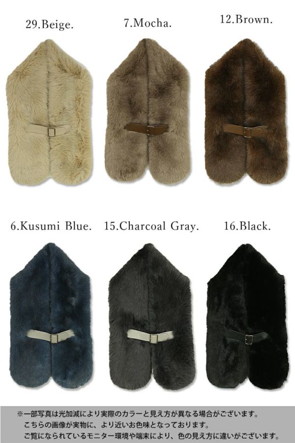 フェイクファーマフラー 【メール便対応不可】 | and it_ official web